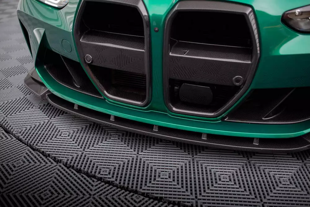 Prepreg Carbon Fiber Front Splitter V.1 Bmw M3 Sedan / Touring G80 / G81 - Image 3