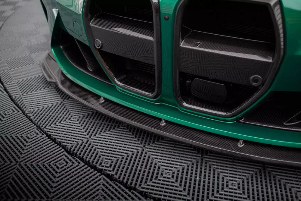 Prepreg Carbon Fiber Front Splitter V.2 Bmw M3 Sedan / Touring G80 / G81 - Image 3
