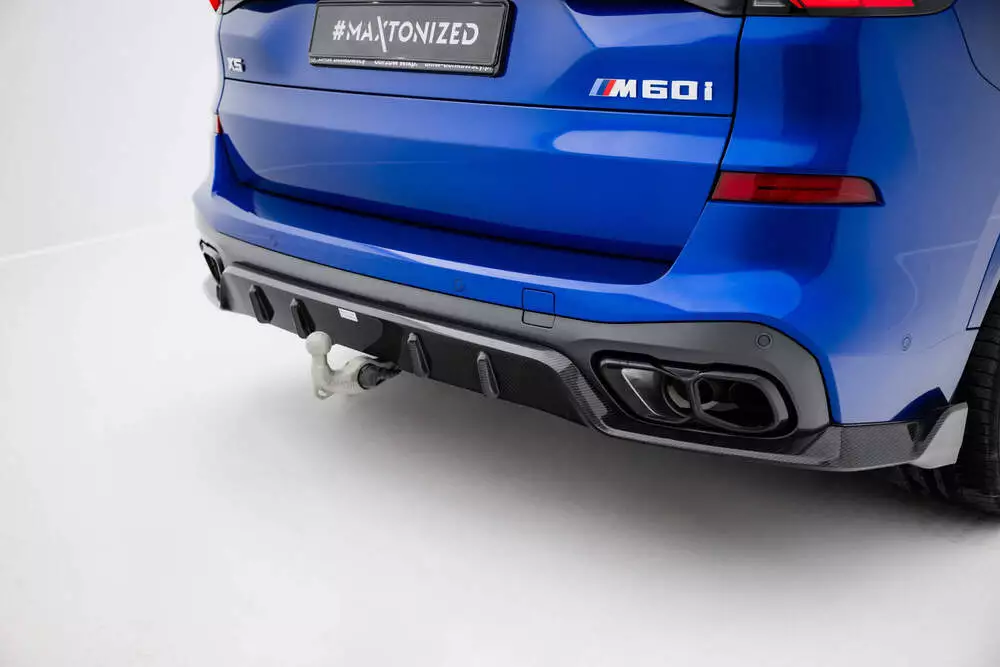 Prepreg Carbon Fiber Rear Diffuser Bmw X5 M-pack G05 Facelift - Image 10