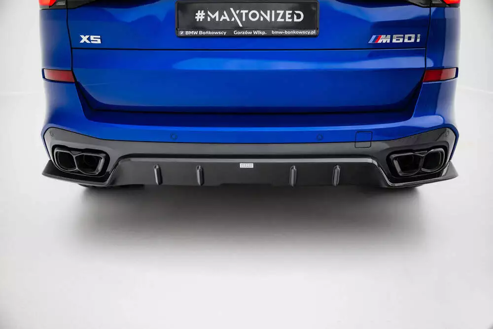 Prepreg Carbon Fiber Rear Diffuser Bmw X5 M-pack G05 Facelift - Image 3
