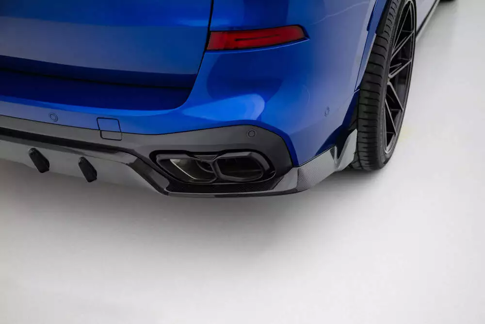Prepreg Carbon Fiber Rear Diffuser Bmw X5 M-pack G05 Facelift - Image 4