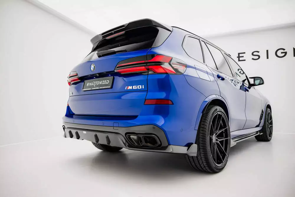Prepreg Carbon Fiber Rear Diffuser Bmw X5 M-pack G05 Facelift - Image 9