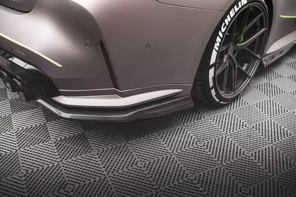 Prepreg Carbon Fiber Rear Side Splitters Bmw M4 G82 / G82 Facelift - Image 6