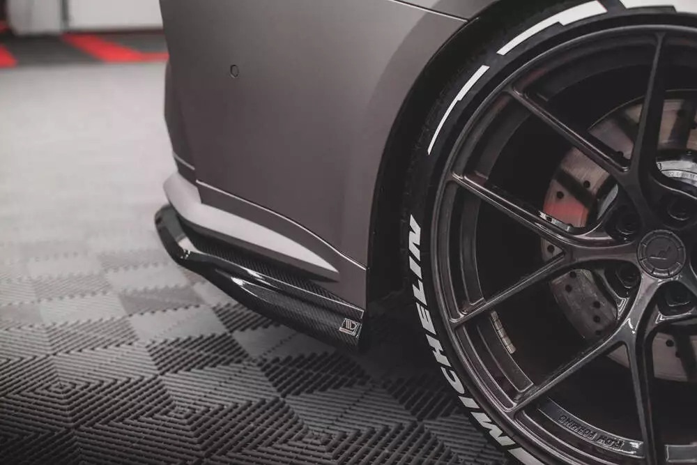 Prepreg Carbon Fiber Rear Side Splitters Bmw M4 G82 / G82 Facelift - Image 9