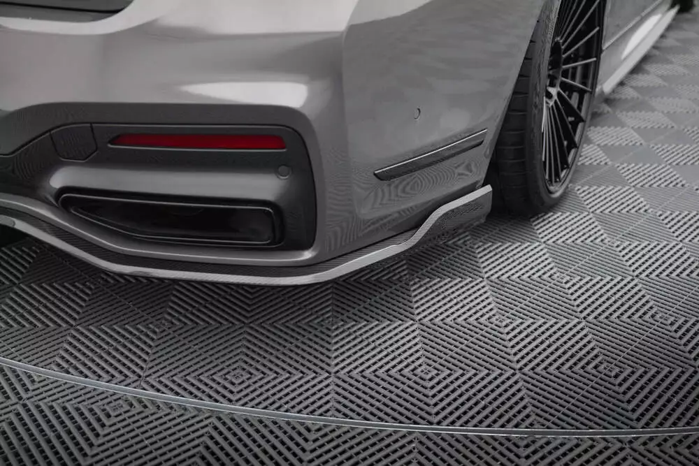 Prepreg Carbon Fiber Rear Splitter Bmw 7 M-pack G11 / G12 Facelift - Image 3