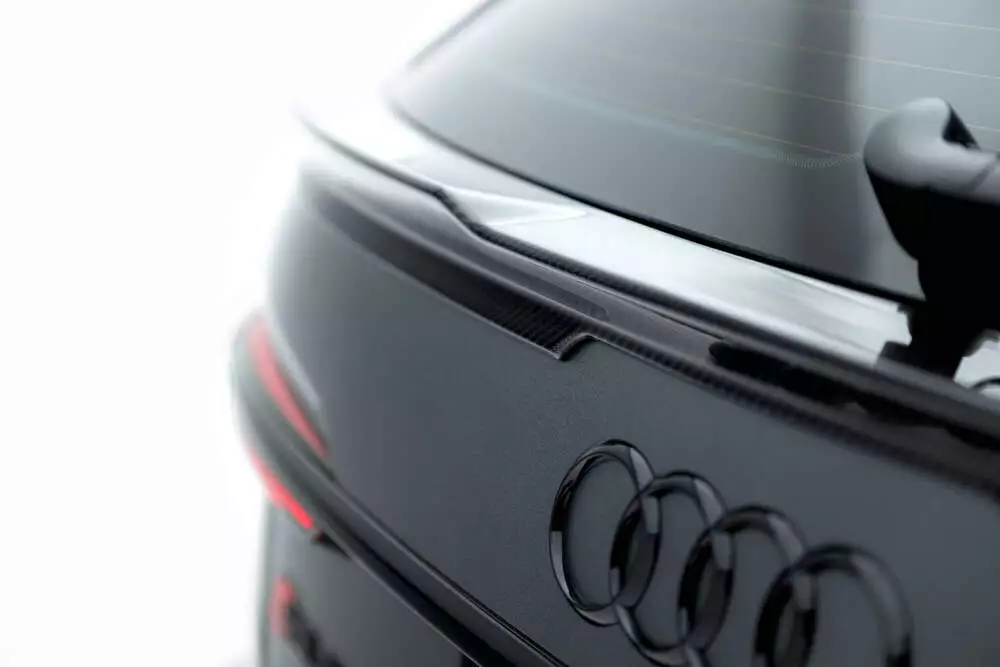 Prepreg Carbon Fiber Tailgate Spoiler (Lower) Audi Rs6 C8 - Image 3