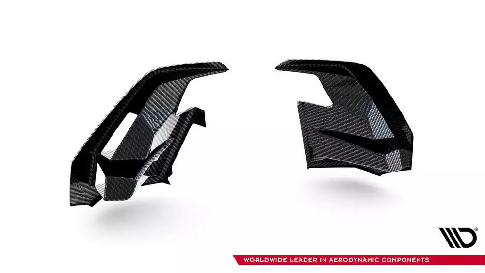 Prepreg Carbon Front Bumper Side Vents Bmw X7 M-pack G07 Facelift - Image 4