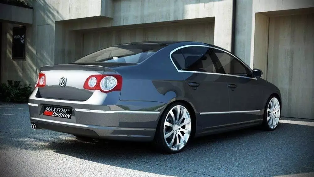 Rear Bumper Spoiler Vw Passat B6 (R-line Look) Saloon