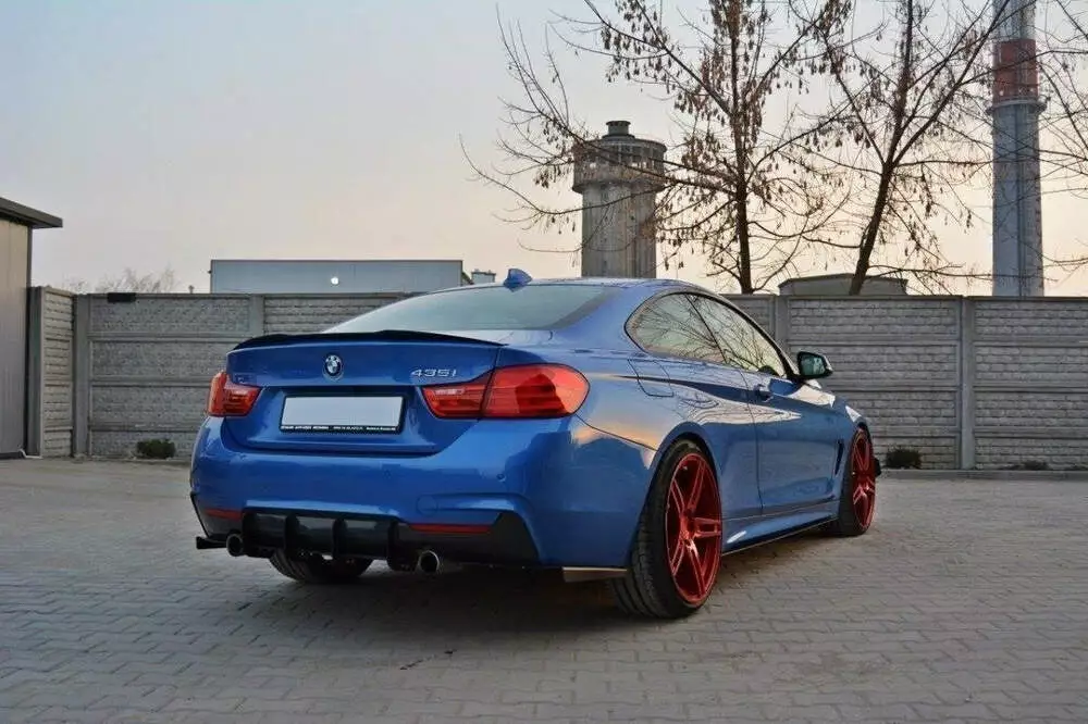 Rear Diffuser & Rear Side Splitters For Bmw 4 Coupe / Gran Coupe / Cabrio M-pack F32 / F36 / F33 - Image 4