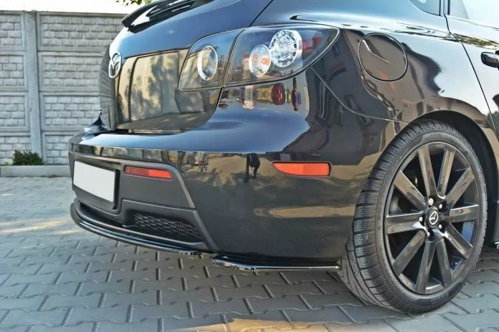 Rear Side Splitters Mazda 3 Mps Mk1 (Preface) Us-spec Version