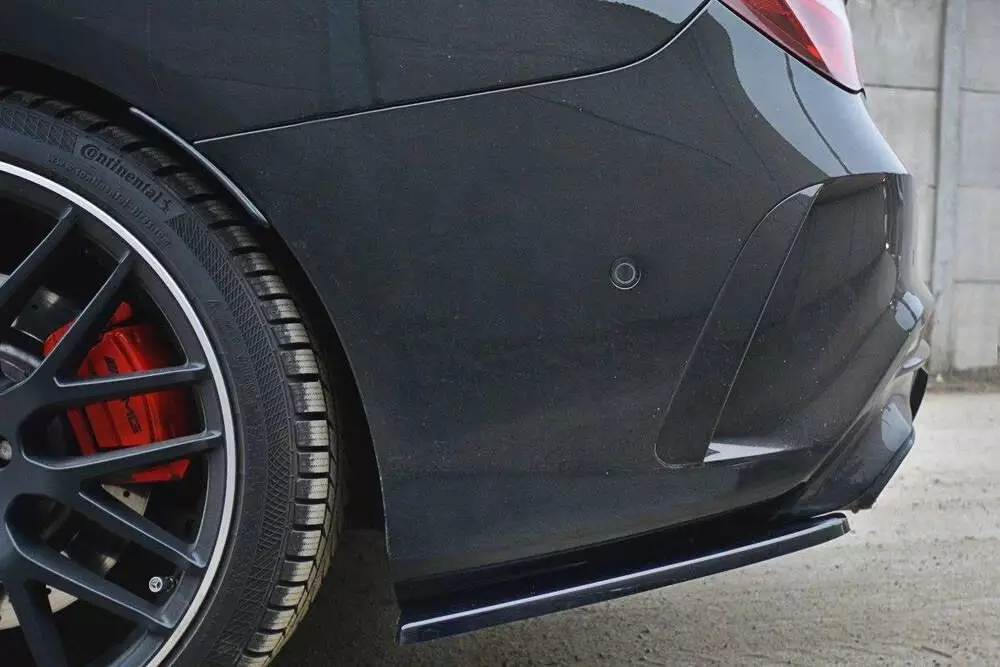 Rear Side Splitters Mercedes Cla A45 Amg C117 Facelift - Image 2