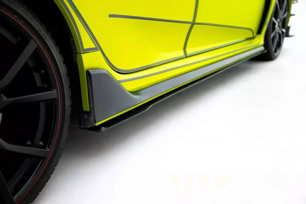 Racing Side Skirts Diffusers Honda Civic Type-r Mk10 / Mk10 Facelift