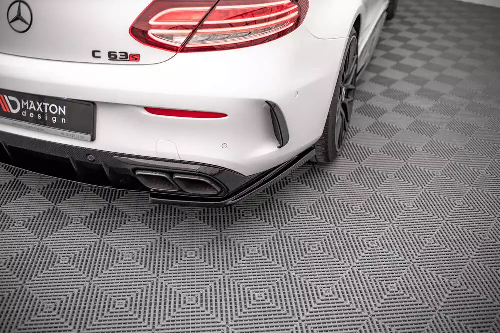Rear Side Splitters Mercedes-amg C 63amg Coupe Amg Aero Pack C205 Facelift