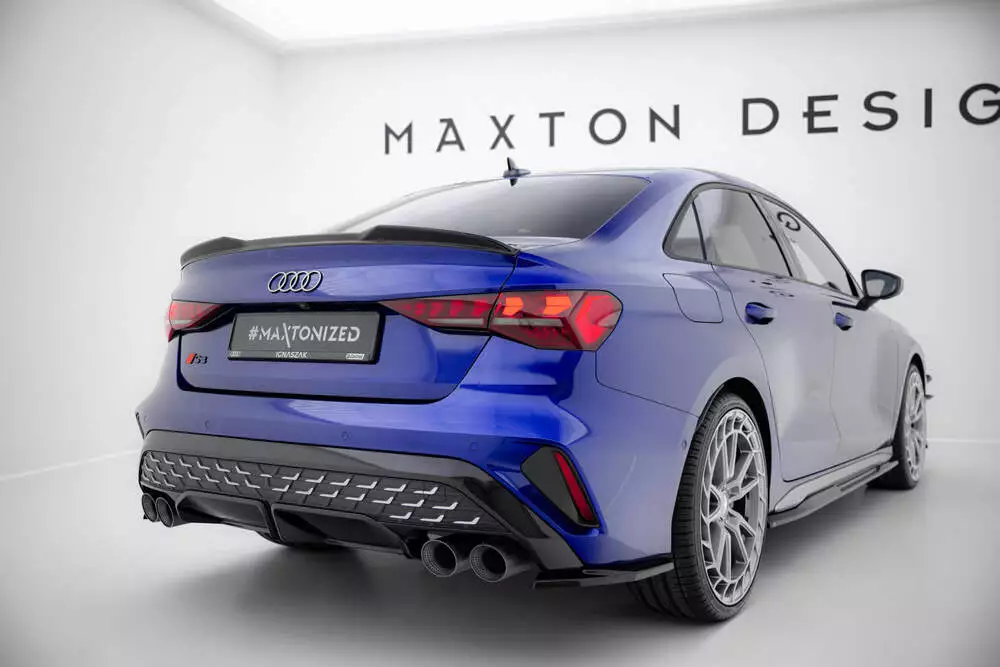 Rear Side Splitters V.1 Audi S3 Sedan 8y Facelift - Image 2
