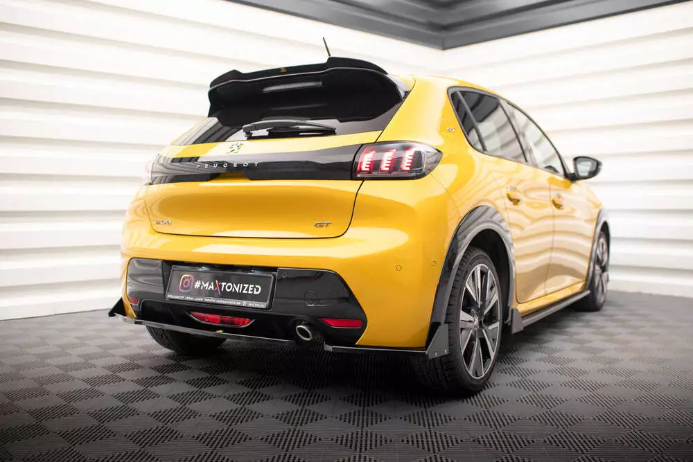 Rear Side Splitters V.1 + Flaps Peugeot 208 Gt Mk2 - Image 3