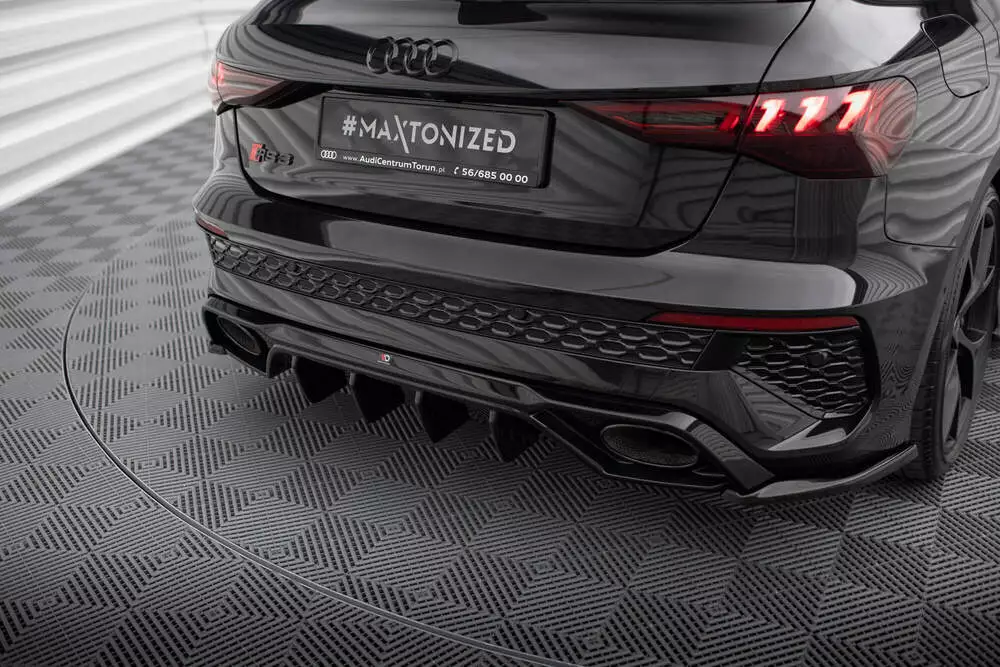 Rear Side Splitters V.2 Audi Rs3 Sportback 8y - Image 3