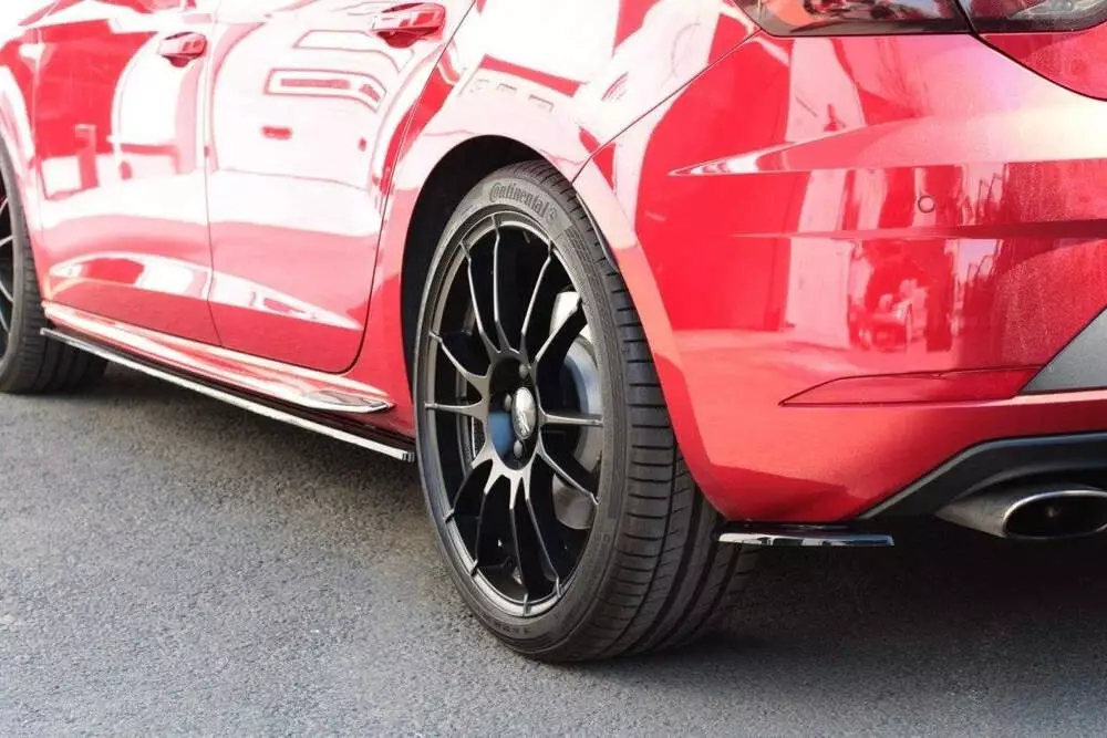 Rear Side Splitters V.2 Seat Leon Cupra Mk3 Fl Hatchback - Image 2