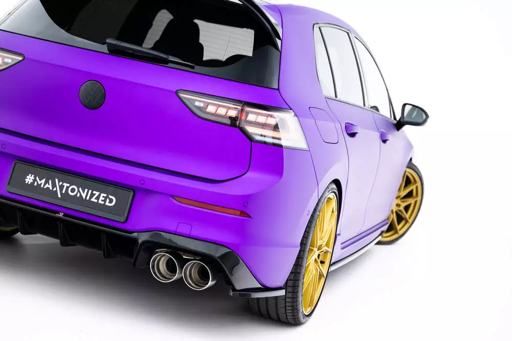Rear Side Splitters V.3 For Volkswagen Golf R Mk8 Facelift