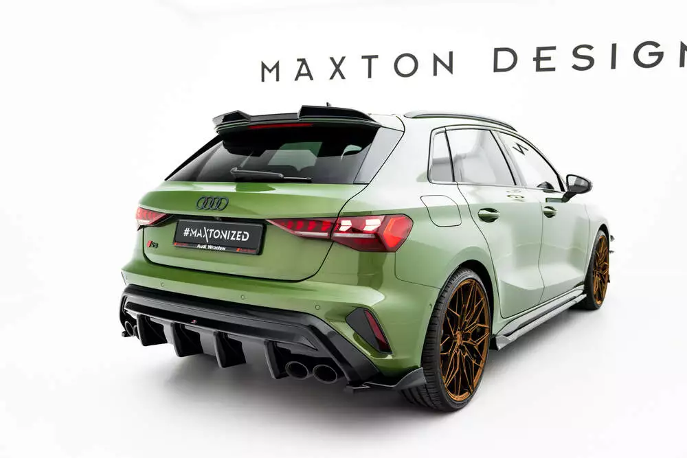 Rear Side Splitters V.4 Audi S3 Sportback 8y Facelift - Image 2