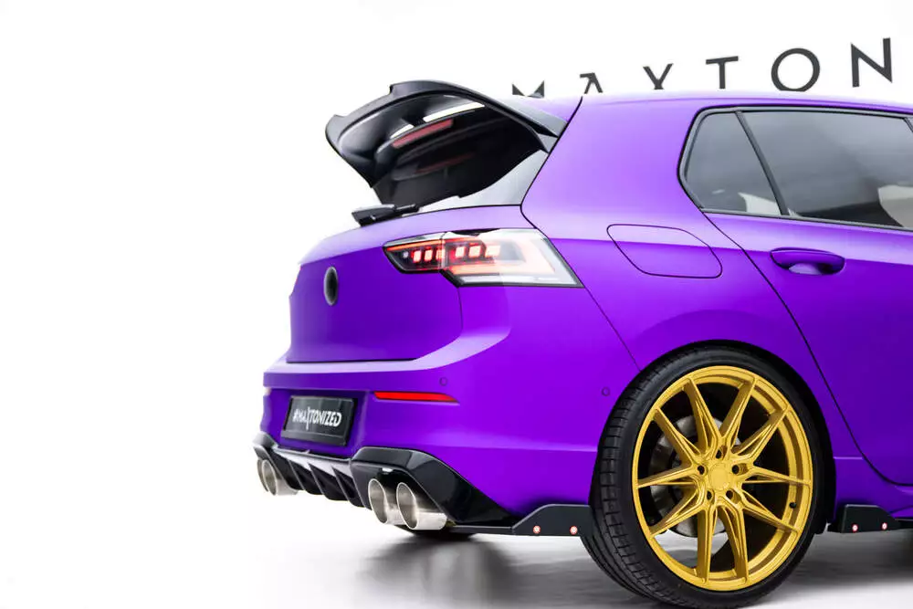 Rear Side Splitters V.5 + Flaps Volkswagen Golf R Mk8 Facelift - Image 3