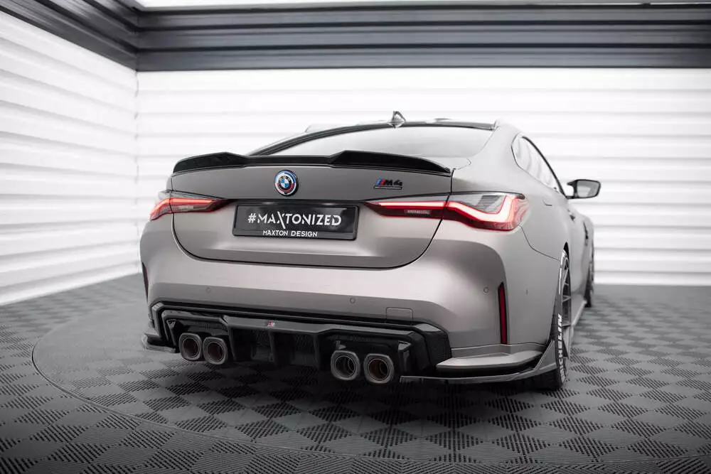 Rear Side Splitters V.5 (For Rear Valance V.1) Bmw M4 G82 / G82 Facelift - Image 2
