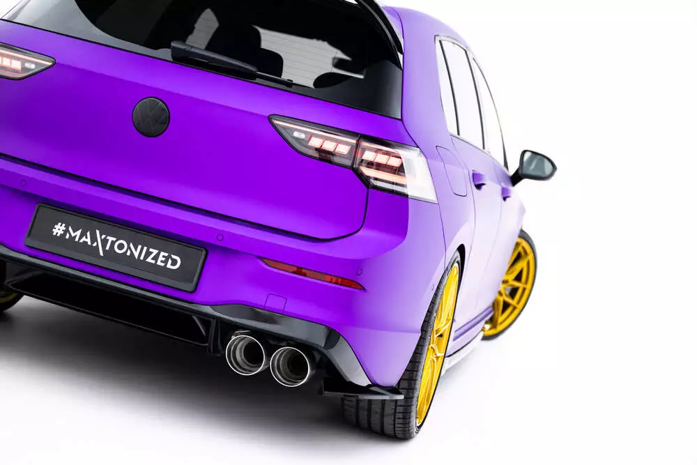 Rear Side Splitters V.8 Volkswagen Golf R Mk8 / Mk8 Facelift - Image 2