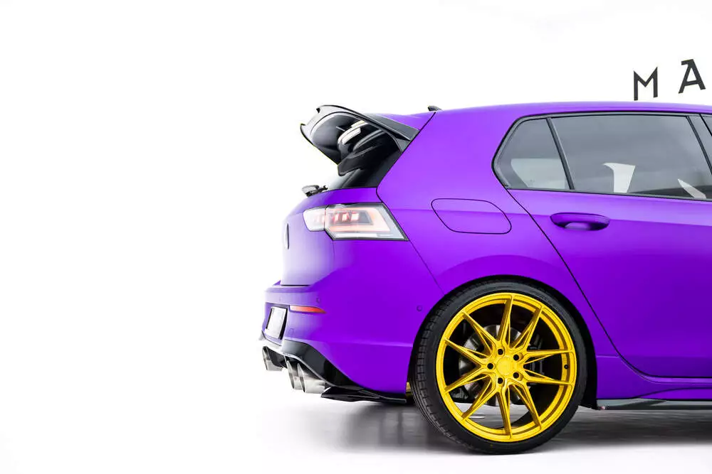 Rear Side Splitters V.8 Volkswagen Golf R Mk8 / Mk8 Facelift - Image 3