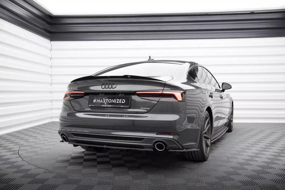 Rear Splitter Audi A5 S-line F5 Coupe / Sportback (With Vertical Bars)