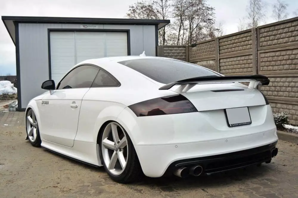 Rear Splitter Audi Tt S 8j (With A Vertical Bar) - Image 4