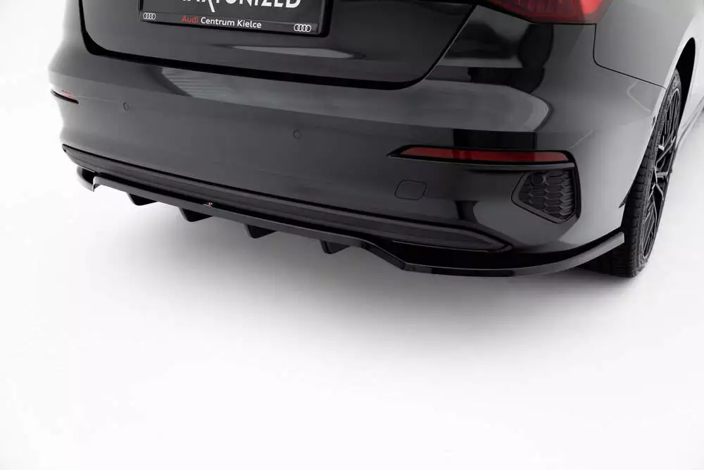 Rear Splitter (With Vertical Bars) Audi A3 Sedan 8y