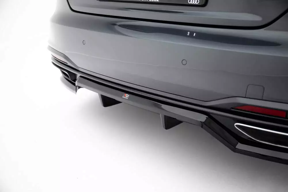 Rear Splitter (With Vertical Bars) Audi A5 F5 Facelift - Image 2