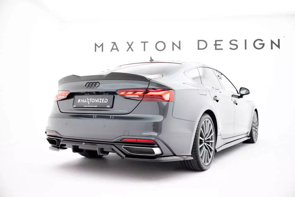 Rear Splitter (With Vertical Bars) Audi A5 F5 Facelift - Image 4