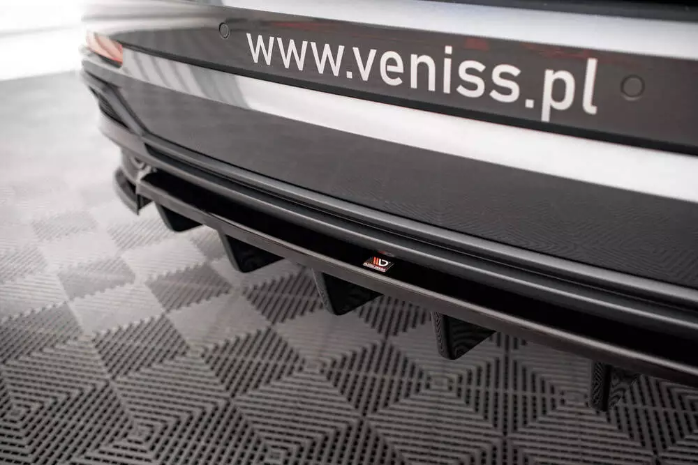 Rear Splitter (With Vertical Bars) Audi Q3 S-line F3 - Image 2