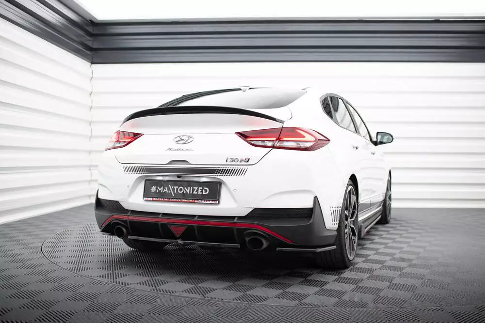 Rear Splitter (With Vertical Bars) Hyundai I30 N Mk3 Fastback - Image 2