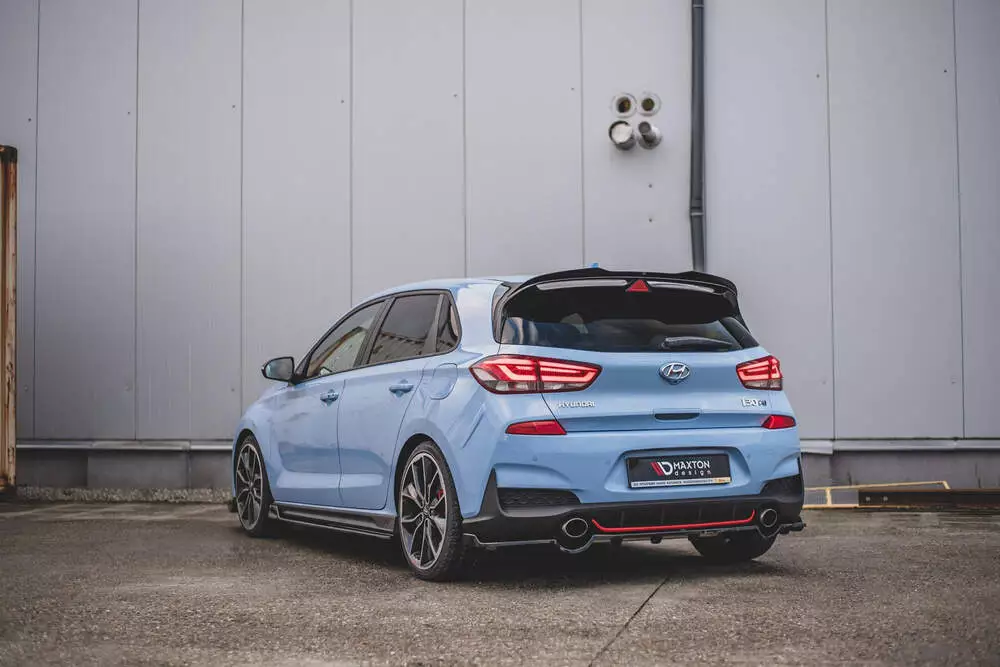 Rear Splitter (With Vertical Bars) Hyundai I30 N Mk3 Hatchback - Image 2
