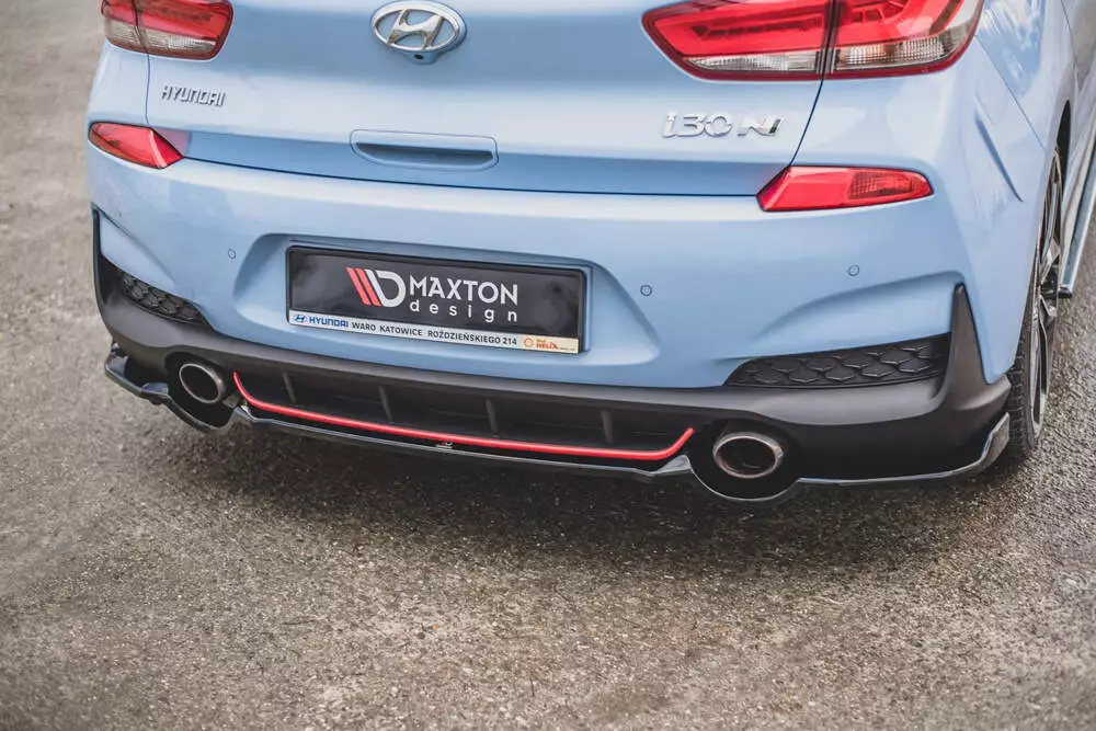 Rear Splitter (With Vertical Bars) Hyundai I30 N Mk3 Hatchback - Image 4