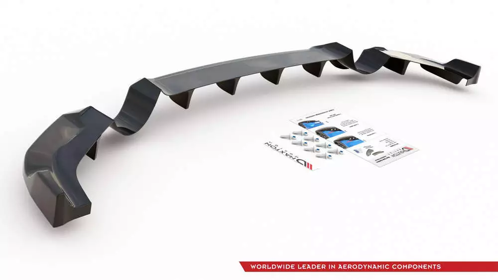 Rear Splitter (With Vertical Bars) Hyundai I30 N Mk3 Hatchback - Image 7