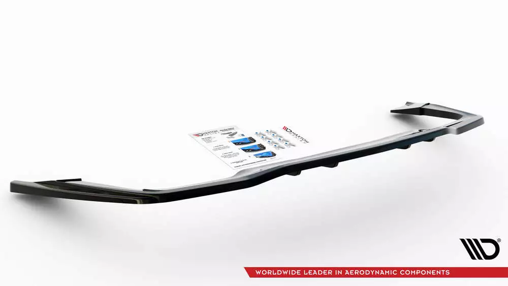 Rear Splitter (With Vertical Bars) Mercedes-amg C 63amg Coupe Amg Aero Pack C205 Facelift - Image 3