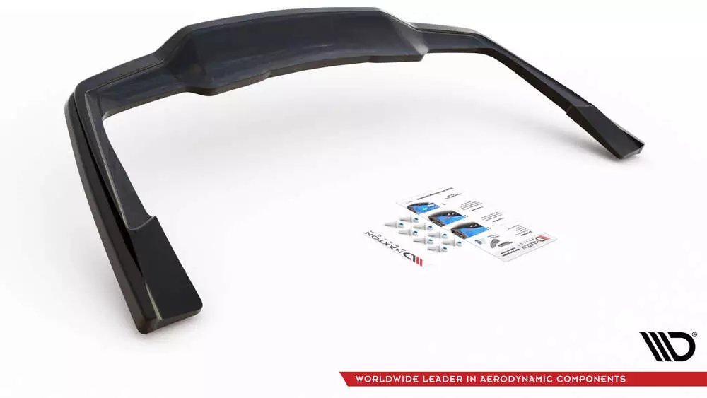 Rear Splitter (With Vertical Bars) Mercedes-amg C 63amg Coupe Amg Aero Pack C205 Facelift - Image 4