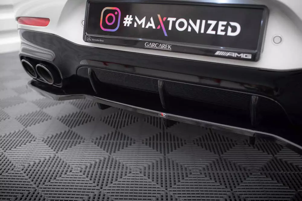 Rear Splitter (With Vertical Bars) Mercedes-amg Gt 43 4 Door Coupe V8 Styling Package - Image 4
