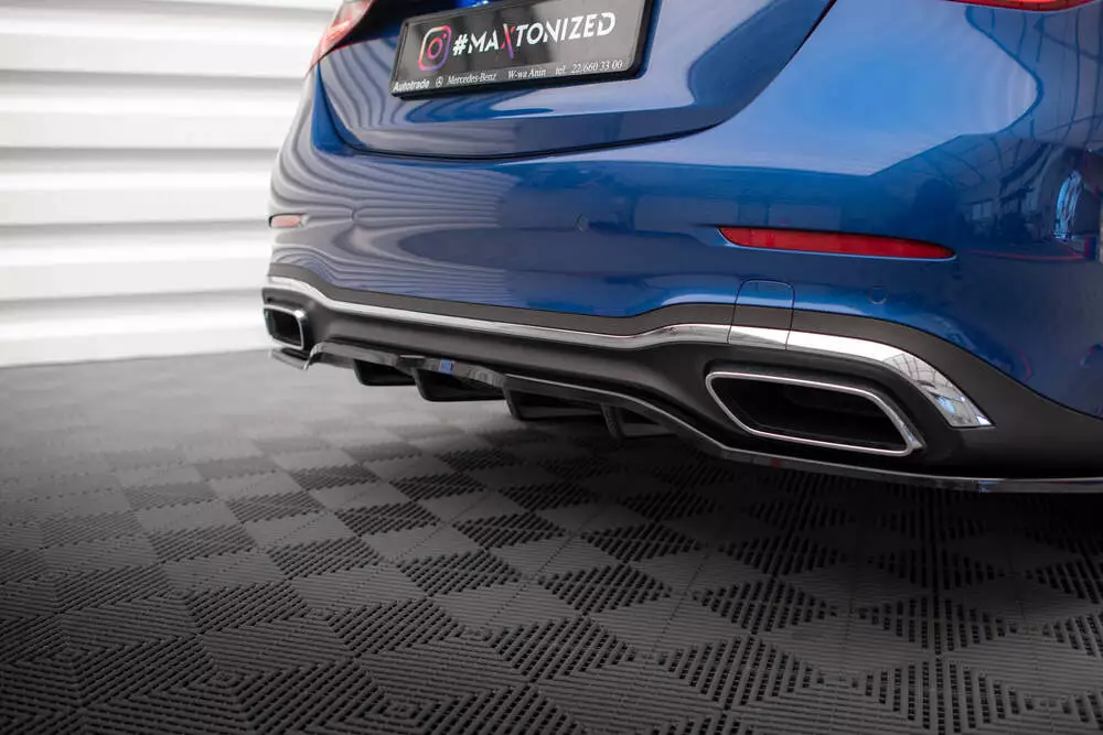 Rear Splitter (With Vertical Bars) Mercedes-benz C Amg-line W206 - Image 2