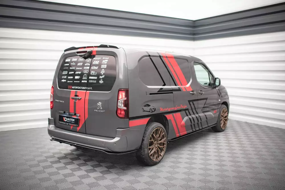 Rear Splitter (With Vertical Bars) Peugeot Partner Long Mk3