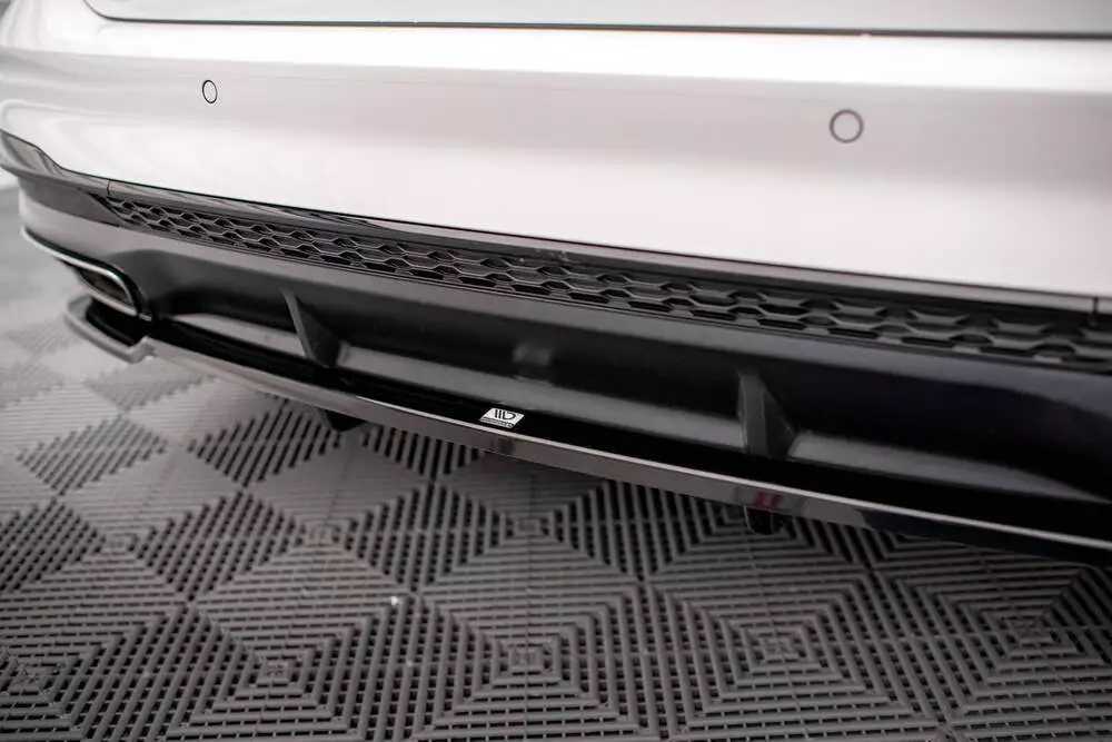 Rear Splitter (With Vertical Bars) V.1 Audi A4 S-line B9 Facelift - Image 2