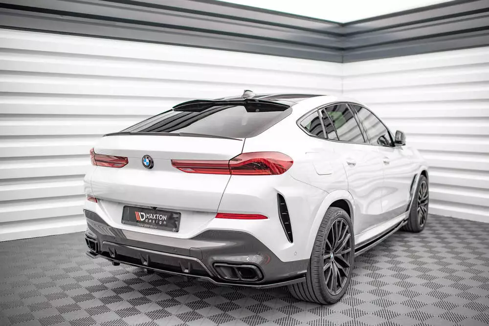 Rear Splitter (With Vertical Bars) V.1 Bmw X6 M-pack G06 - Image 3
