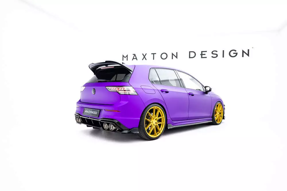 Rear Splitter (With Vertical Bars) V.1 Volkswagen Golf R Mk8 / Mk8 Facelift - Image 3