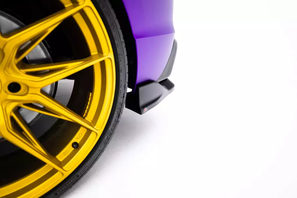 Rear Splitter (With Vertical Bars) V.1 Volkswagen Golf R Mk8 / Mk8 Facelift - Image 5