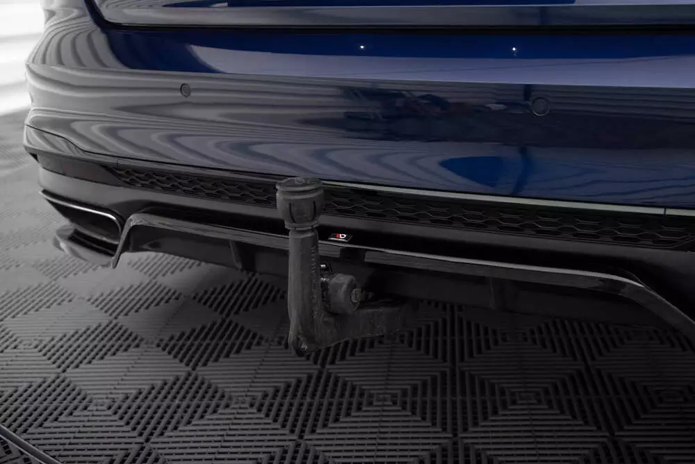 Rear Splitter (With Vertical Bars) V.2 Audi A4 S-line B9 Facelift - Image 4
