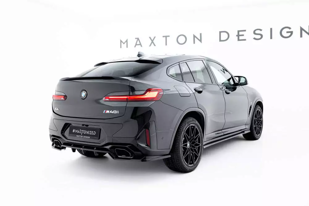 Rear Splitter (With Vertical Bars) V.2 Bmw X4 M-pack G02 Facelift - Image 2