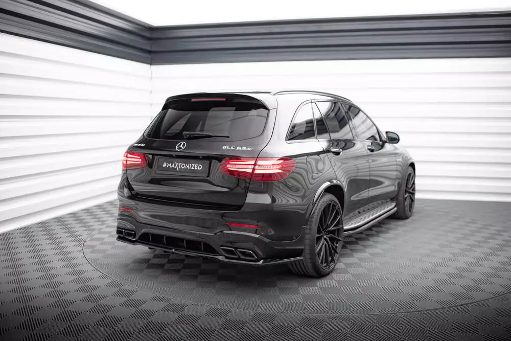 Rear Splitter (With Vertical Bars) V.2 Mercedes-amg Glc 63 Suv X253 - Image 2