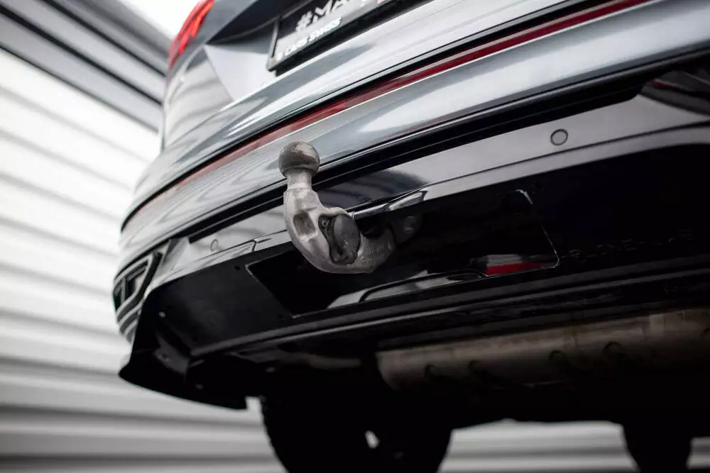 Rear Splitter (With Vertical Bars) Volkswagen Tiguan Allspace R-line Mk2 Facelift - Image 5